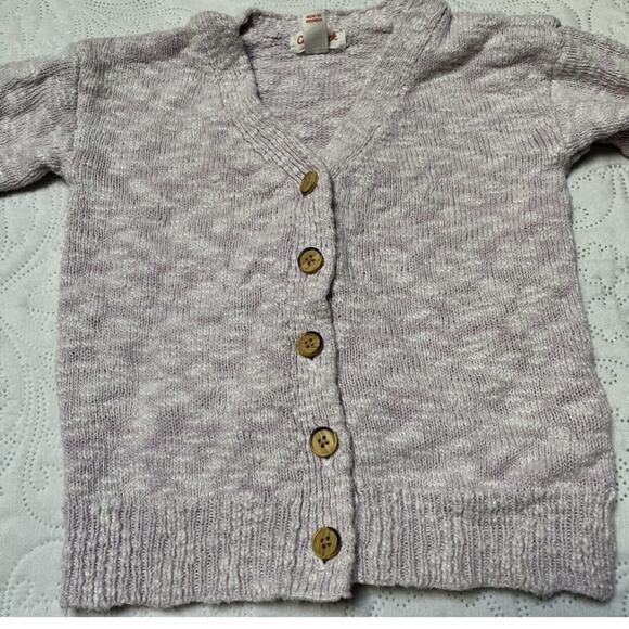 Cat & Jack Knit Cardigan Sweater Size 6 - Picture 4 of 8
